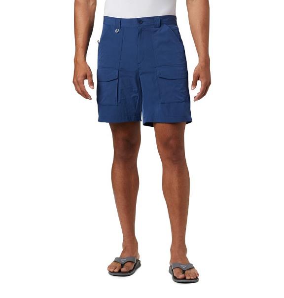 Columbia PFG Permit III Shorts Blue For Men's NZ6184 New Zealand